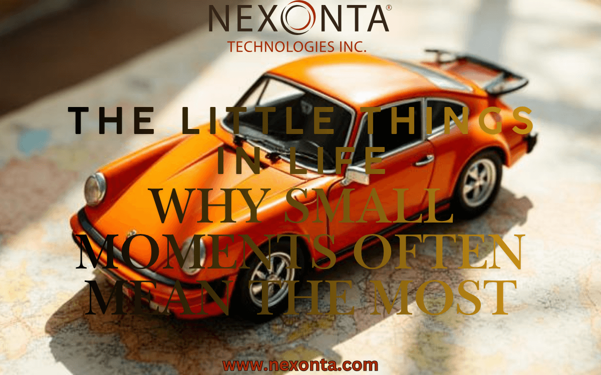The Little Things in Life: Why Small Moments Often Mean the Most